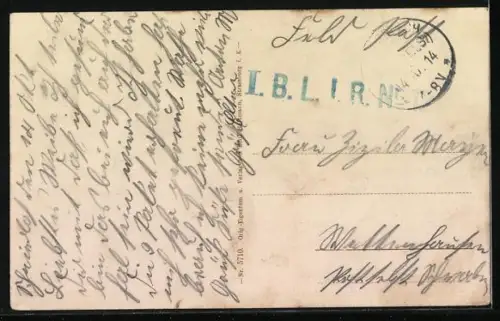 AK Colmar, Totalansicht vom Münstertal