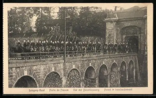 AK Longwy-Haut, Porte de France avant le bombardement