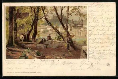 AK Salzburg, Partie im Park