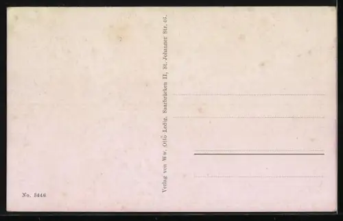 Künstler-AK Libine, Platz mit Kirche, l'Eglise