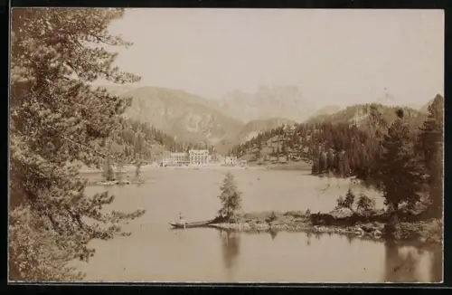 AK Lago di Misurina, Panorama col monte Piano
