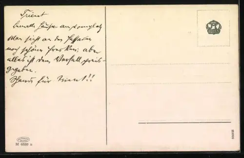 AK Trento, Der grosse Platz mit Springbrunnen