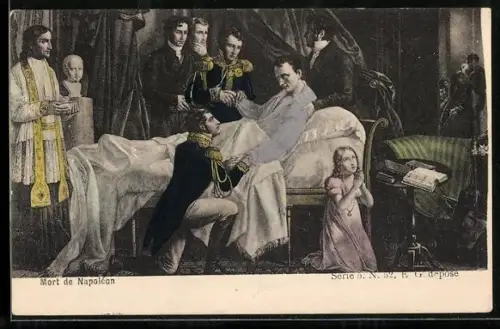 Künstler-AK Mort de Napolón