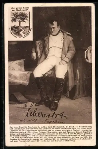AK Napoleon-Darsteller Leberecht