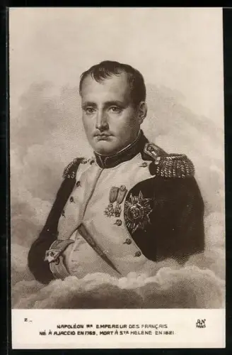 Künstler-AK Napoléon I. empere des francais né á Ajaccio en 1769