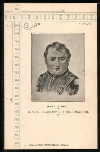 Künstler-AK Napoleone I. Portrait