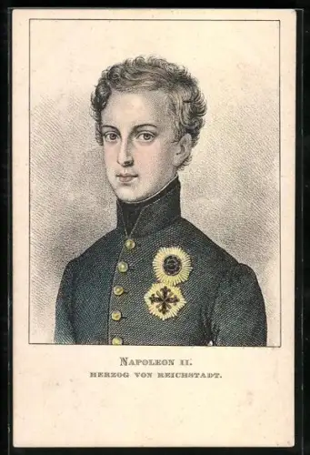 AK Napoleon II., Herzog von reichstadt als junger Mann