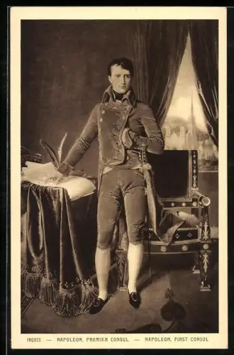 Künstler-AK Napoléon, Premier Consul