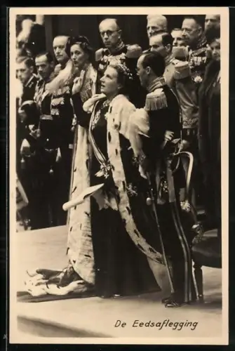 AK Königin Juliana von den Niederlanden, De Eedsaflegging