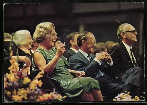 AK Amsterdam, Koningin en Prins von den Niederlanden, 25-jarig regeringsjubileum van H. M. Koningin Juliana 1973