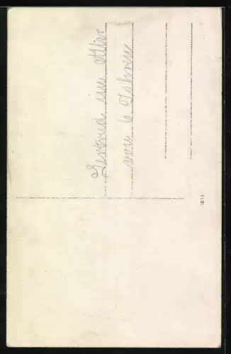 Foto-AK Gertrud mit ihrer Puppe und einem Ball