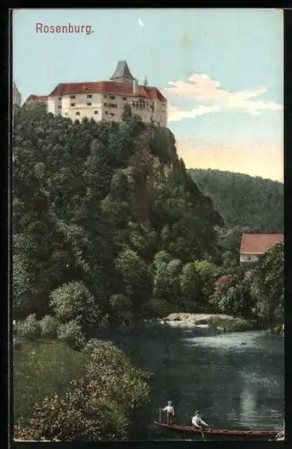 AK Rosenburg, Blick zum Anwesen