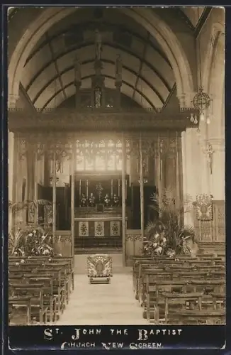 AK Gloucestershire, St. John the Baptist Church, New Screen