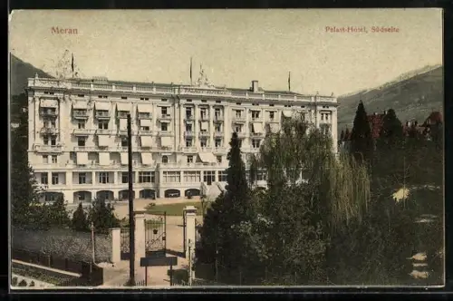 AK Meran, Palast-Hotel - Südseite