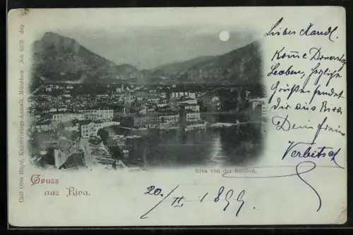 Mondschein-AK Riva, Panorama
