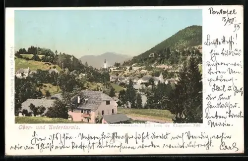 AK Tarvis, Gesamtansicht mit Ober- und Untertarvis