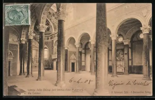 AK Macerata, Interno della Chiese dell `Immacolata