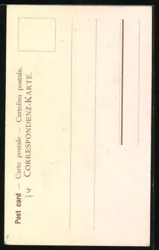 Lithographie Meran, Partie a. d. Gilfpromenade