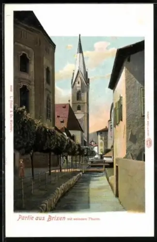 AK Brixen, Partie mit weissem Turm