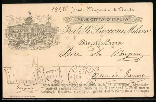 AK Milano, Grandi Magazzini di Novita, Fratelli Bocconi Milano