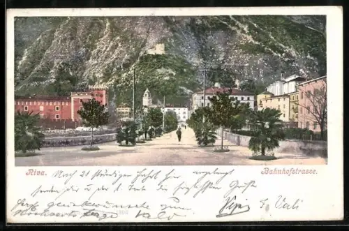 AK Riva, Blick in die Bahhofstrasse