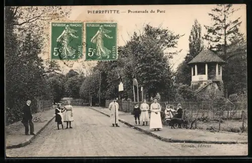 AK Pierrefitte, Promenade du Parc
