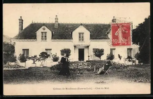 AK Château de Marchezais, Côté du Midi, Gebäudeansicht