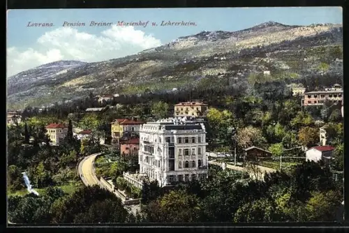 AK Lovrana, Hotel Breiner Marienhof und Lehrerheim