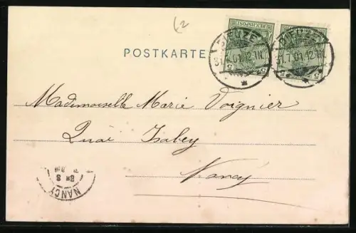 AK Dieuze, Langestrasse, Grand`rue