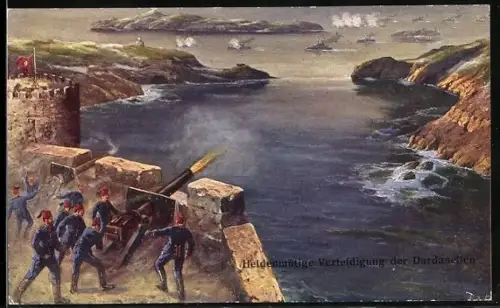 AK Heldenmütige Verteidigung der Dardanellen