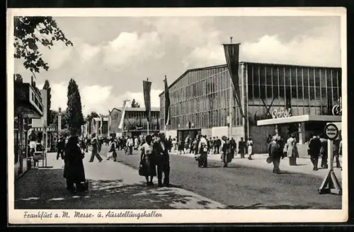 AK Frankfurt / Main, Messe- und Ausstellungshallen