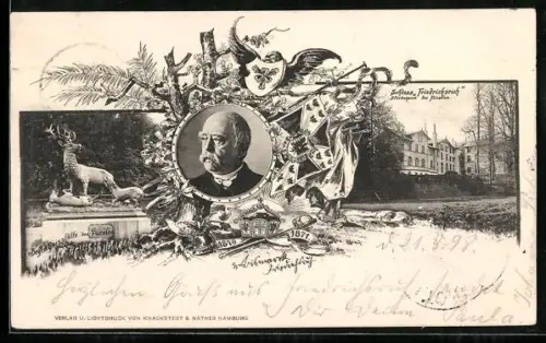 AK Friedrichsruh, Letzte Ruhestätte des Fürsten Bismarck