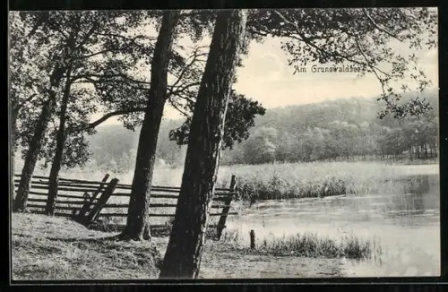 AK Berlin-Grunewald, Am Grunewaldsee