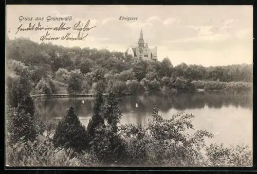 AK Berlin-Grunewald, Villa am Königssee