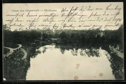 AK Berlin-Grunewald, Herthasee