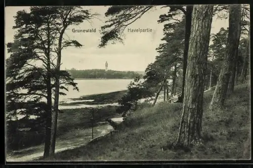 AK Berlin-Grunewald, Havelpartie