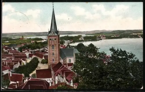 AK Plön i. H., Blick vom Schlossturm