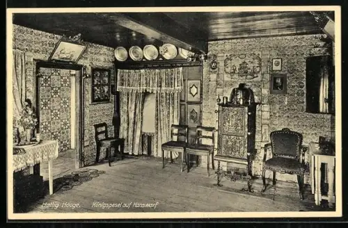 AK Hallig Hooge, Königspesel auf Hanswarf