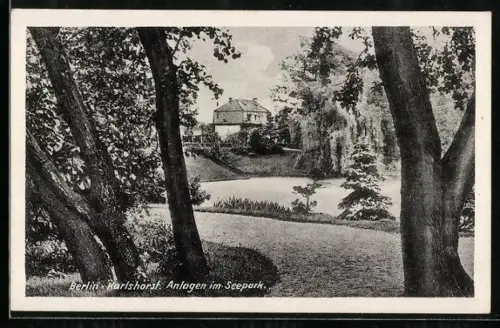 AK Berlin-Karlshorst, Anlagen im Seepark
