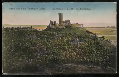 AK Mühlberg /Thüringen, Mühlburg Ruine