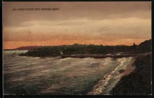 AK Berlin-Köpenick, Am Westufer des Müggelsees
