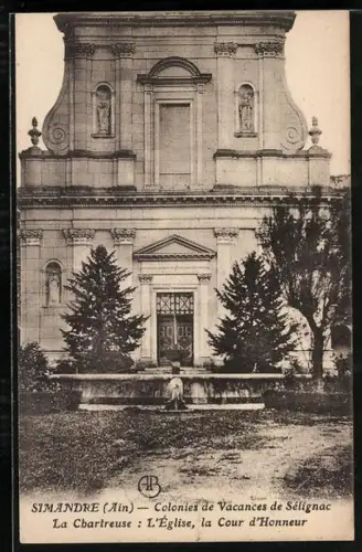 AK Simandre /Ain, Colonies de Vacances de Sélignac, La Chartreuse