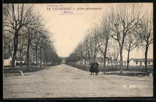 AK Valbonne /Ain, Allée principale