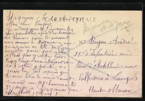 AK Valbonne /Ain, Allée principale