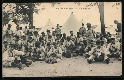 AK La Valbonne /Ain, La Soupe