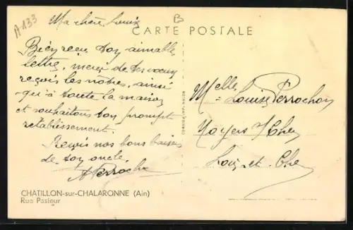 AK Chatillon-sur-Chalaronne /Ain, Rue Pasteur