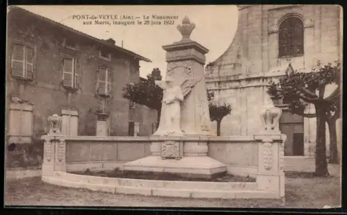 AK Pont-de-Veyle /Ain, Le Monument aux Morts