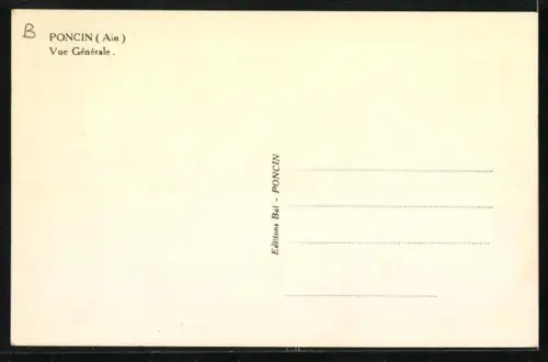 AK Poncin /Ain, Vue générale