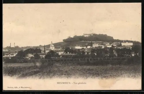 AK Meximieux, Vue generale mit Kirche
