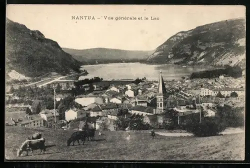 AK Nantua, Vue générale et le Lac